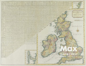 old map of Great Britain and Ireland